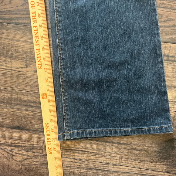 Calvin Klein Jeans Women's 6 Modern Flare Stretch Mid Rise Blue Medium Wash - Picture 7 of 9